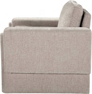 Madeline Chenille Fabric Upholstered Living Room Chair in Beige - 152Beige-C