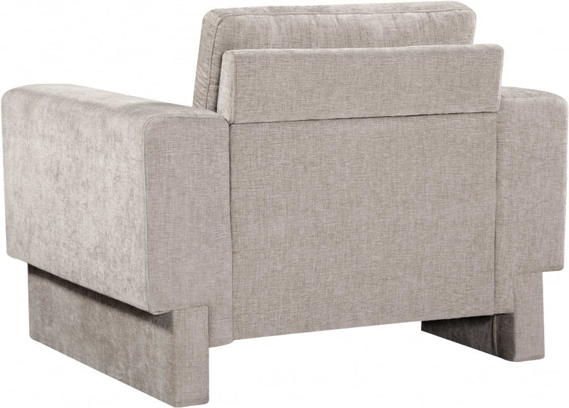 Madeline Chenille Fabric Upholstered Living Room Chair in Beige - 152Beige-C