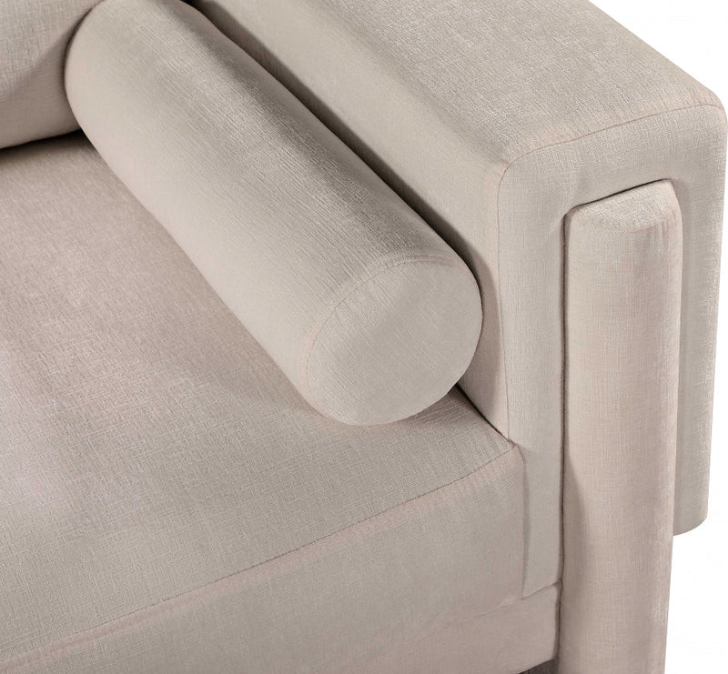 Madeline Chenille Fabric Upholstered Living Room Chair in Beige - 152Beige-C