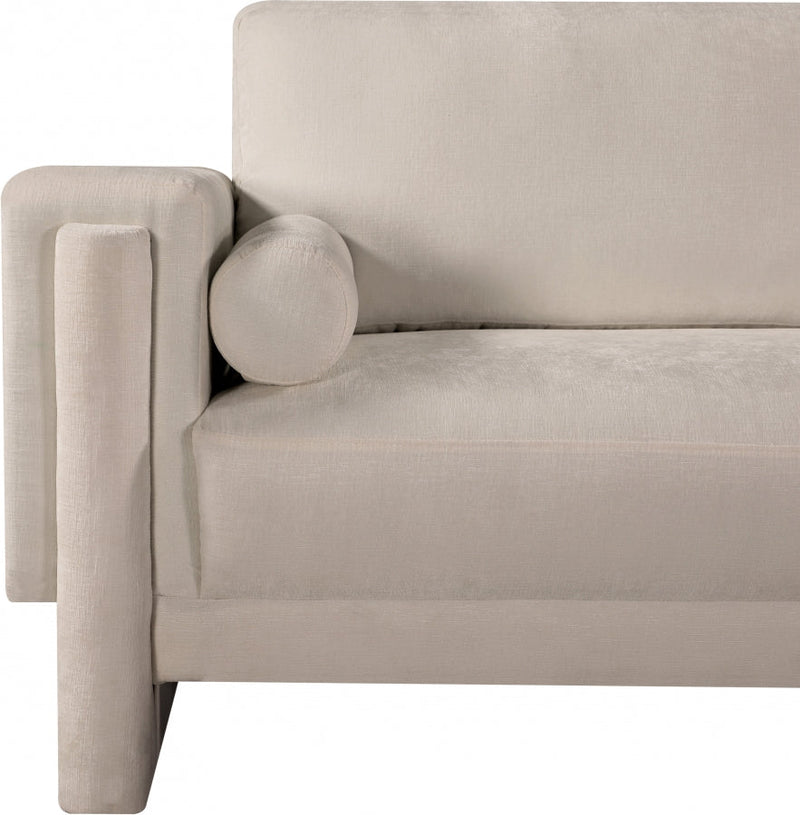 Madeline Chenille Fabric Upholstered Living Room Chair in Beige - 152Beige-C