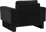 Madeline Chenille Fabric Upholstered Living Room Chair in Black - 152Black-C