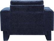 Madeline Chenille Fabric Upholstered Living Room Chair in Blue - 152Navy-C