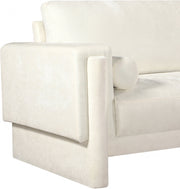 Madeline Chenille Fabric Upholstered Living Room Chair in Cream - 152Cream-C