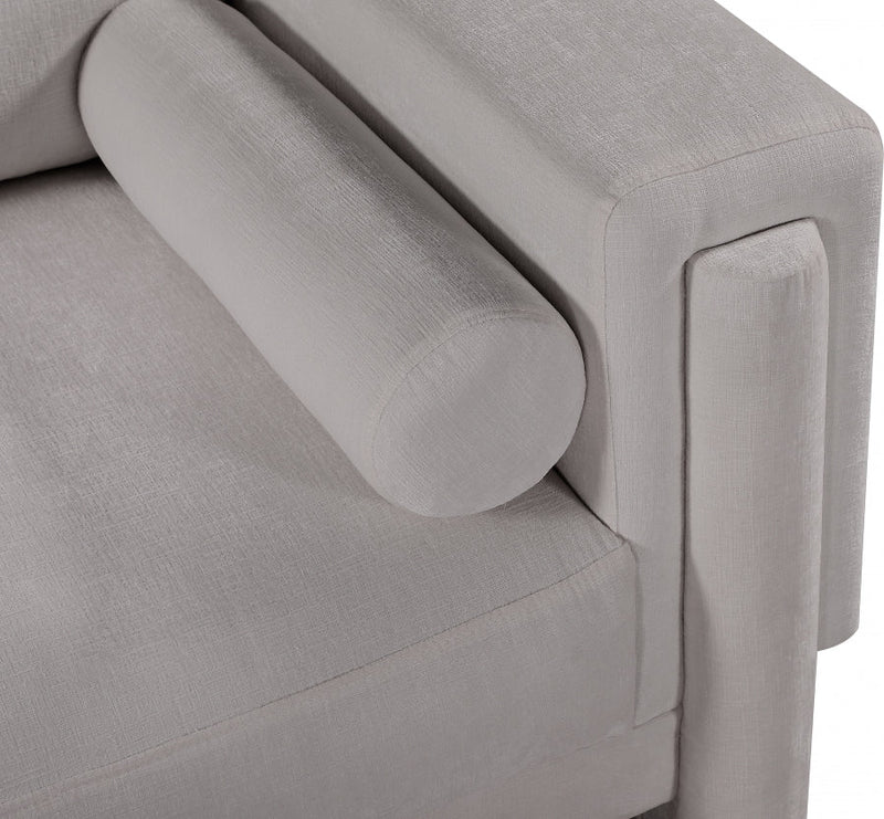 Madeline Chenille Fabric Upholstered Living Room Chair in Grey - 152Grey-C
