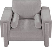Madeline Chenille Fabric Upholstered Living Room Chair in Grey - 152Grey-C