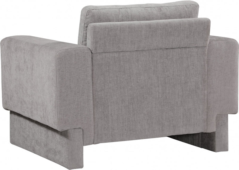 Madeline Chenille Fabric Upholstered Living Room Chair in Grey - 152Grey-C