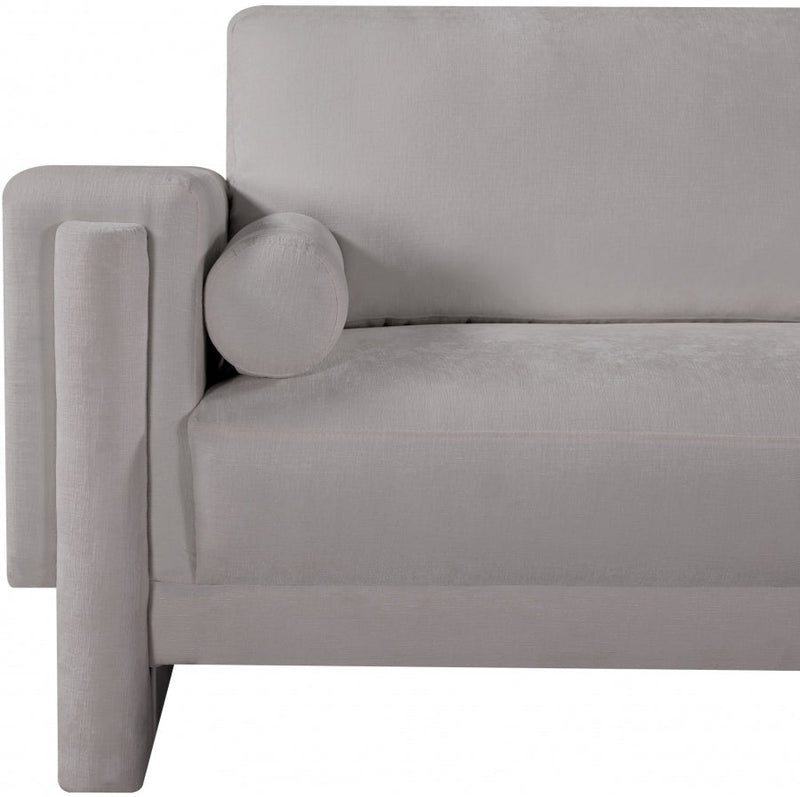 Madeline Chenille Fabric Upholstered Living Room Chair in Grey - 152Grey-C