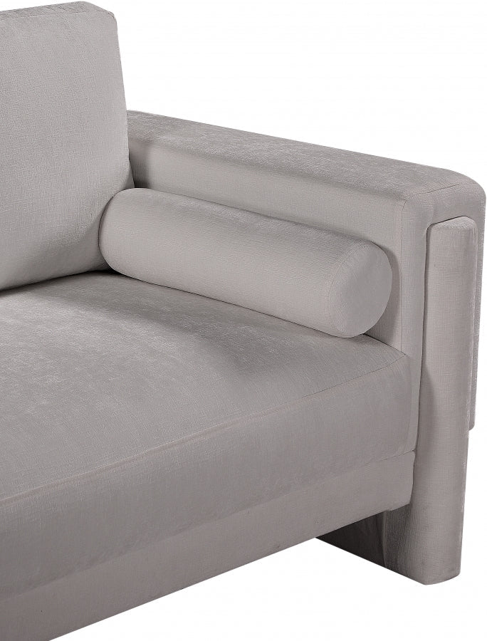 Madeline Chenille Fabric Upholstered Living Room Chair in Grey - 152Grey-C