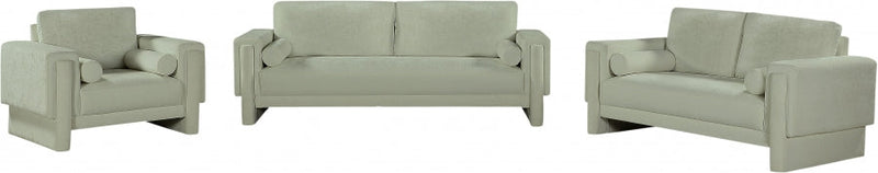 Madeline Chenille Fabric Upholstered Living Room Chair in Mint - 152Mint-C