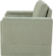 Madeline Chenille Fabric Upholstered Living Room Chair in Mint - 152Mint-C