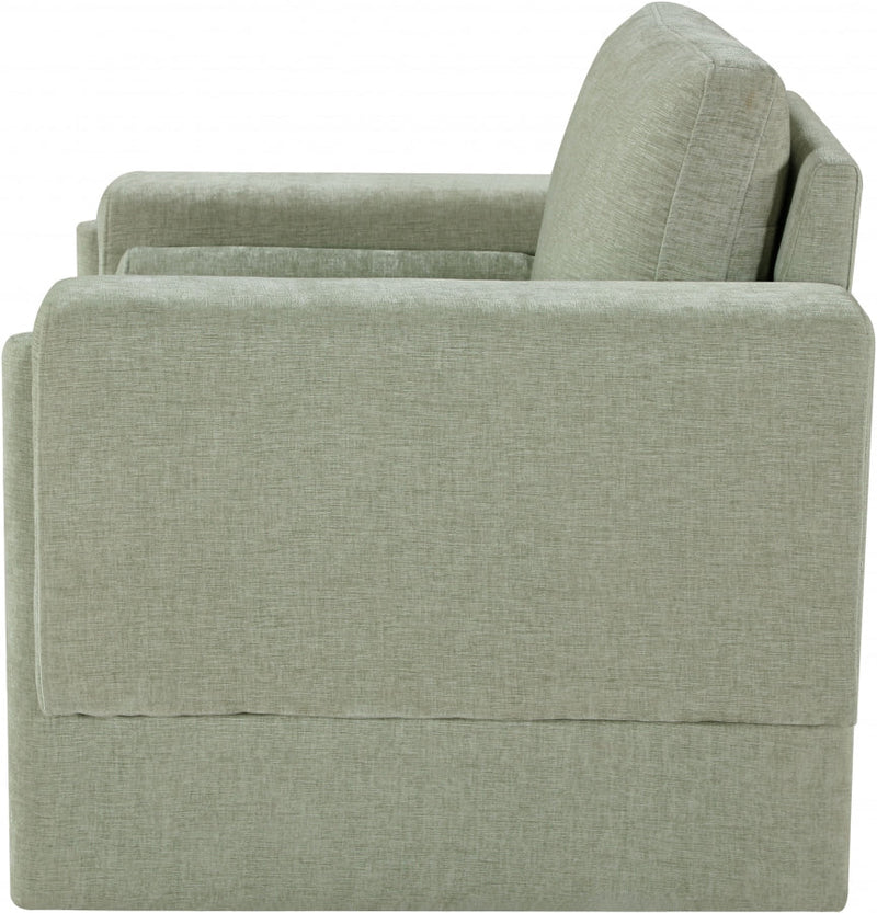 Madeline Chenille Fabric Upholstered Living Room Chair in Mint - 152Mint-C
