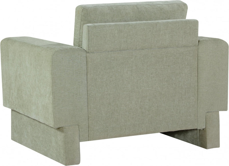 Madeline Chenille Fabric Upholstered Living Room Chair in Mint - 152Mint-C