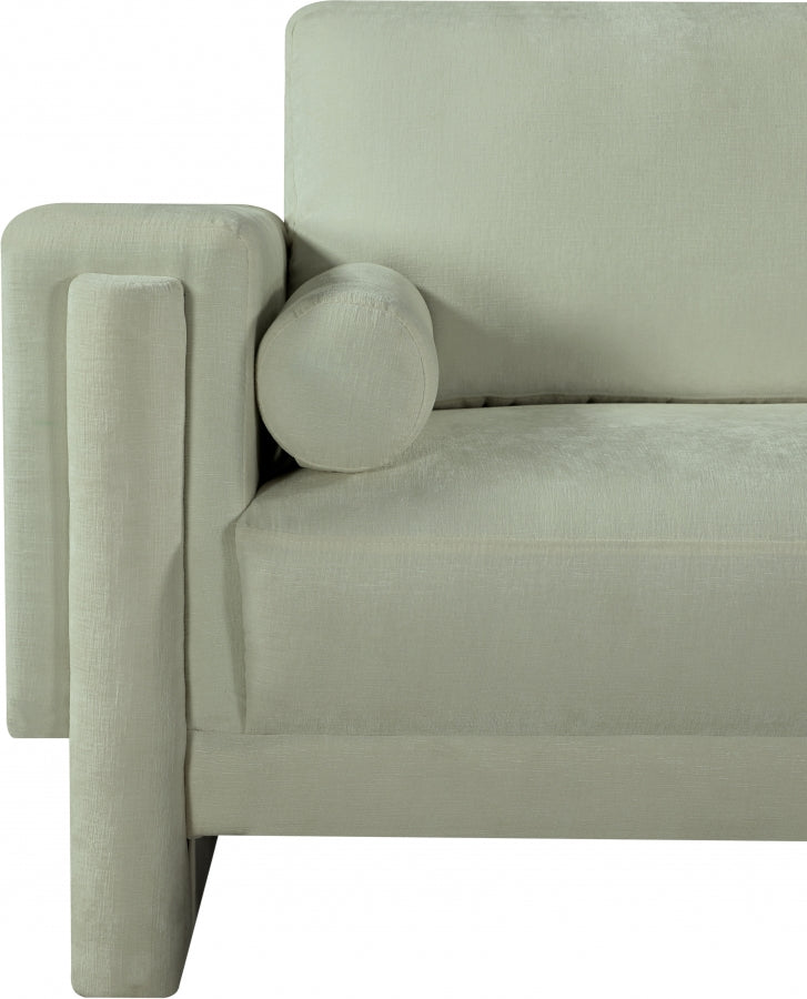 Madeline Chenille Fabric Upholstered Living Room Chair in Mint - 152Mint-C