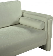 Madeline Chenille Fabric Upholstered Living Room Chair in Mint - 152Mint-C