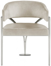 Madelyn Velvet Upholstered Dining Chair in Stone, Set of 2 - 554Stone-C