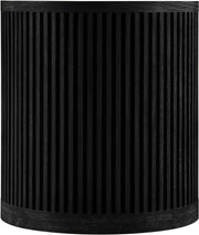 Madera Oak Veneer And Solid Wood End Table in Black - 77031Black-ET