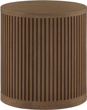 Madera Oak Veneer And Solid Wood End Table in Brown - 77031Brown-ET