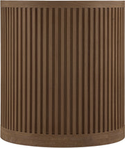 Madera Oak Veneer And Solid Wood End Table in Brown - 77031Brown-ET
