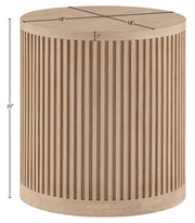 Madera Oak Veneer And Solid Wood End Table in Natural - 77031Natural-ET