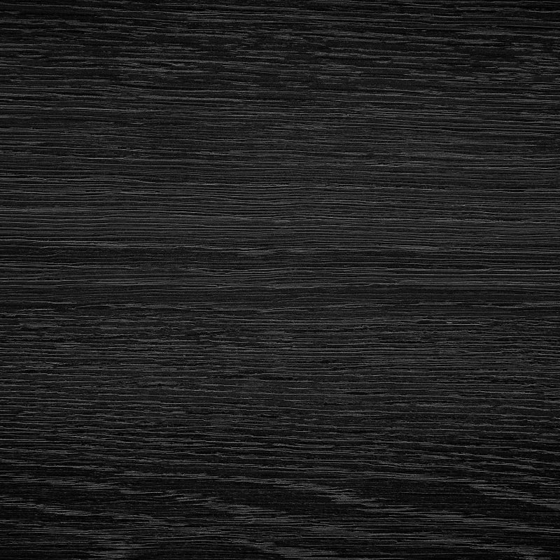 Madera Oak Veneer And Solid Wood With Caster Wheels Coffee Table in Black - 77031Black-CT