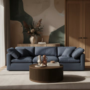 Madera Oak Veneer And Solid Wood With Caster Wheels Coffee Table in Brown - 77031Brown-CT
