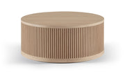 Madera Oak Veneer And Solid Wood With Caster Wheels Coffee Table in Natural - 77031Natural-CT
