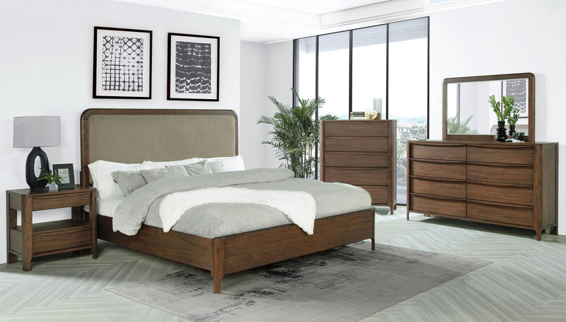 Maderia 2-drawer Nightstand Bedside Table Walnut - 223322