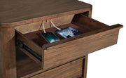 Maderia 4-piece Eastern King Bedroom Set Walnut - 223321KE-S4
