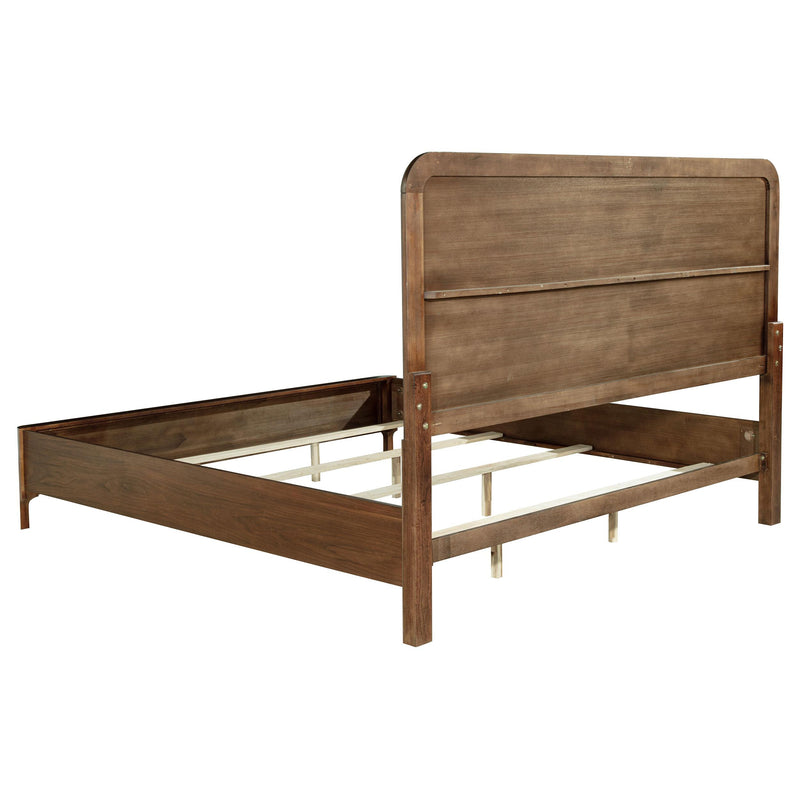 Maderia 4-piece Eastern King Bedroom Set Walnut - 223321KE-S4