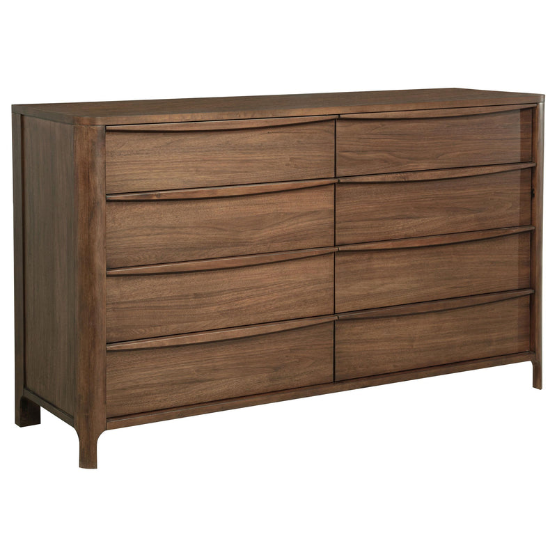 Maderia 4-piece Eastern King Bedroom Set Walnut - 223321KE-S4