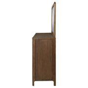 Maderia 8-drawer Dresser and Mirror Walnut - 223323M
