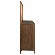 Maderia 8-drawer Dresser and Mirror Walnut - 223323M
