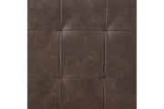 Maderla Walnut Ottoman - Gate FurnitureOttoman