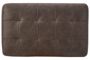 Maderla Walnut Ottoman - Gate FurnitureOttoman