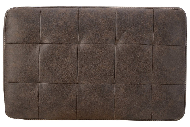 Maderla Walnut Ottoman - Gate FurnitureOttoman
