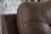 Maderla Walnut RAF Sectional - Gate FurnitureSectional