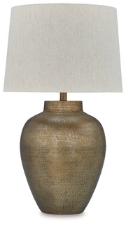 Madney 2-Piece Table Lamp Set in Antique Gold Finish - PKG019348