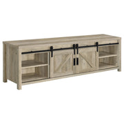 Madra 2-door Engineered Wood 79-inch TV Stand Distressed Pine - 736263