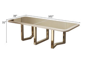 Madrid 102" Wide 10 Person Dining Table - Gate FurnitureDining Tables