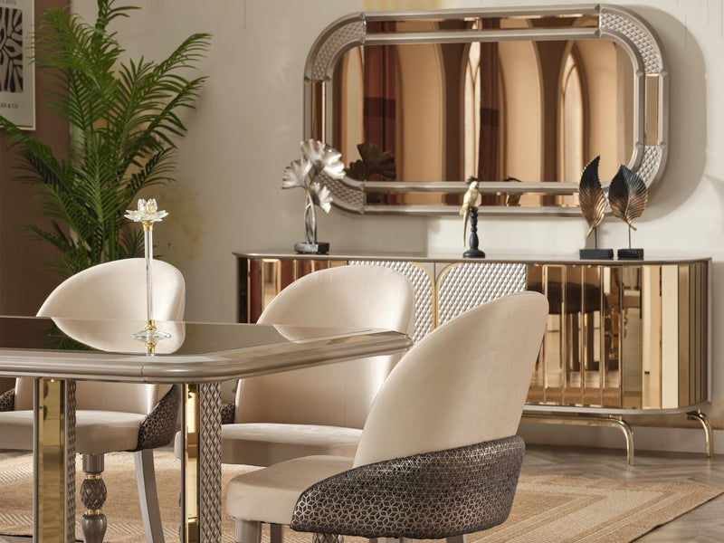 Madrid 12 Person Dining Room Set - Gate FurnitureDining Room Sets