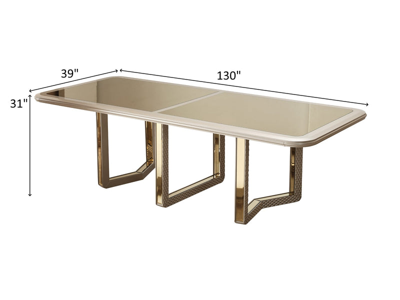 Madrid 130" Wide 12 Person Dining Table - Gate FurnitureDining Tables