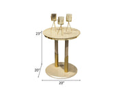 Madrid 23" Tall Side Table - Gate FurnitureEnd & Side Tables