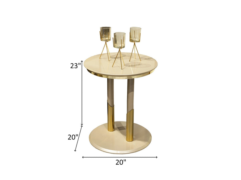 Madrid 23" Tall Side Table - Gate FurnitureEnd & Side Tables