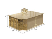 Madrid 44" Wide Coffee Table - Gate FurnitureCoffee Tables
