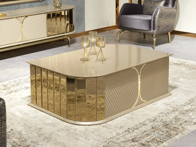 Madrid 44" Wide Coffee Table - Gate FurnitureCoffee Tables