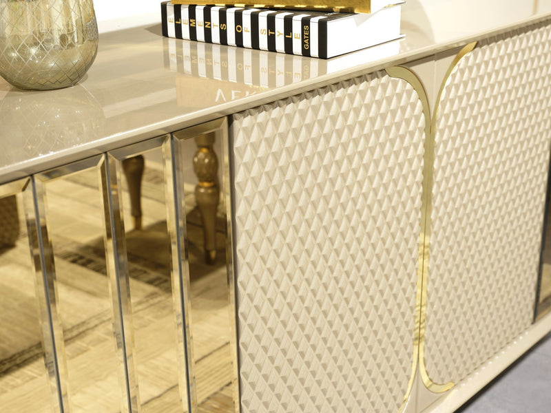 Madrid 6 Person Dining Room Set - Gate FurnitureDining Room Sets