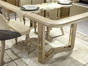 Madrid 79" Wide 6 Person Dining Table - Gate FurnitureDining Tables