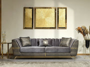 Madrid 93.7" Wide Tuxedo Arm Sofa - Gate FurnitureSofas