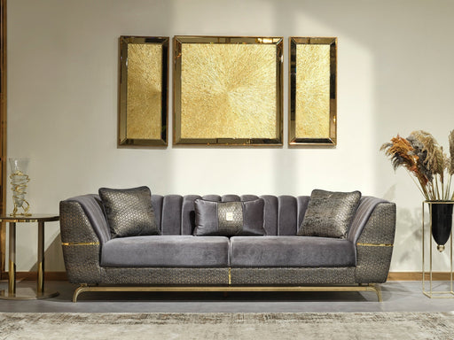 Madrid 93.7" Wide Tuxedo Arm Sofa - Gate FurnitureSofas