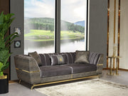 Madrid 93.7" Wide Tuxedo Arm Sofa - Gate FurnitureSofas